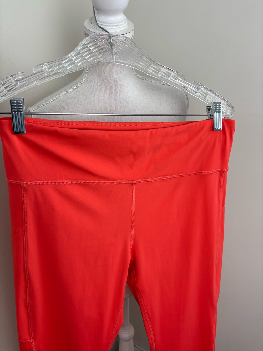 Vuori Stride Leggings High Rise 4 Way Stretch In Grapefruit Size Large - Picture 5 of 9